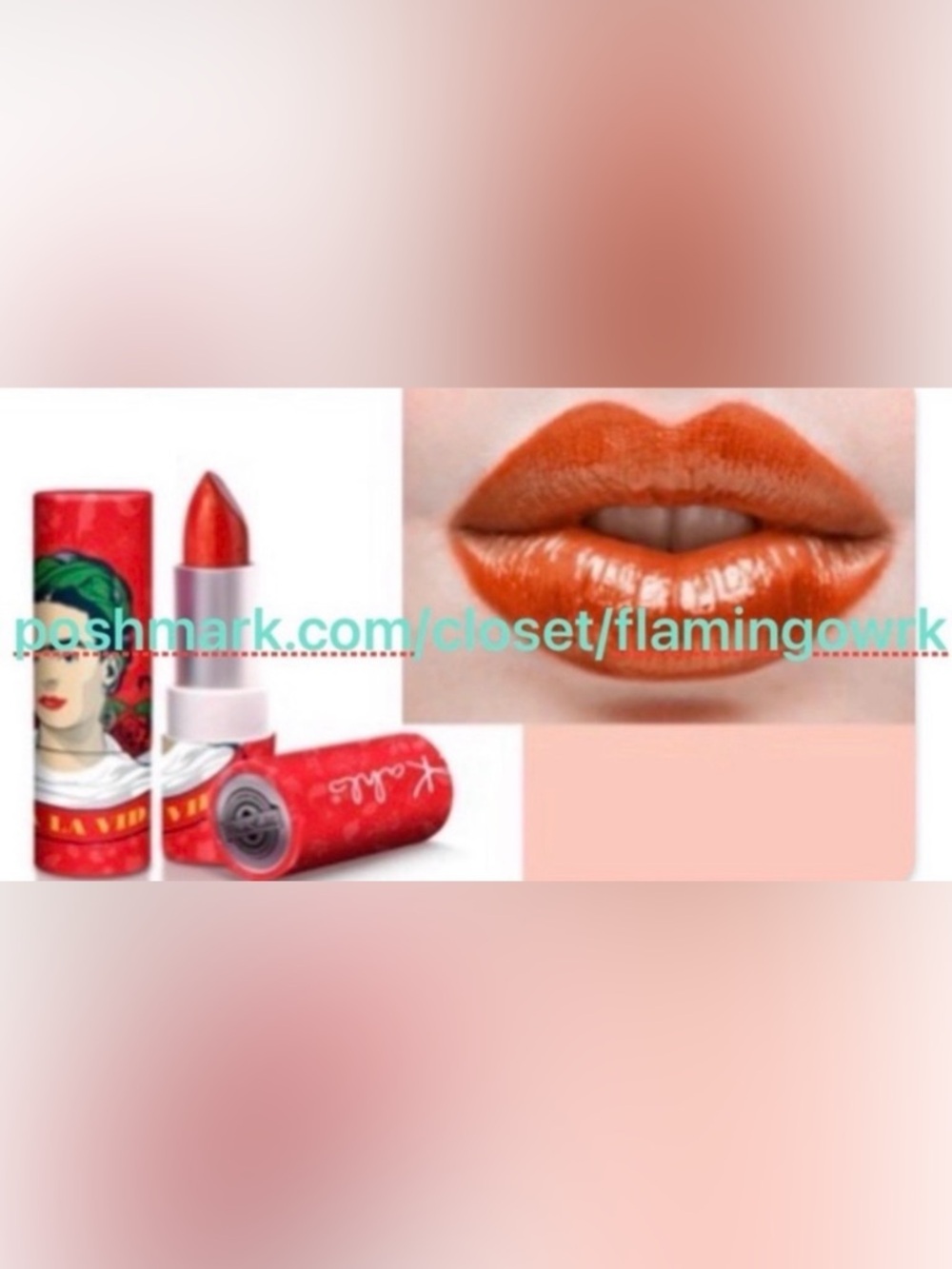 NEW Lot of 2x [Frida Kahlo] Lipstick in Viva & Colibri - Receive both colors! - Picture 3 of 11